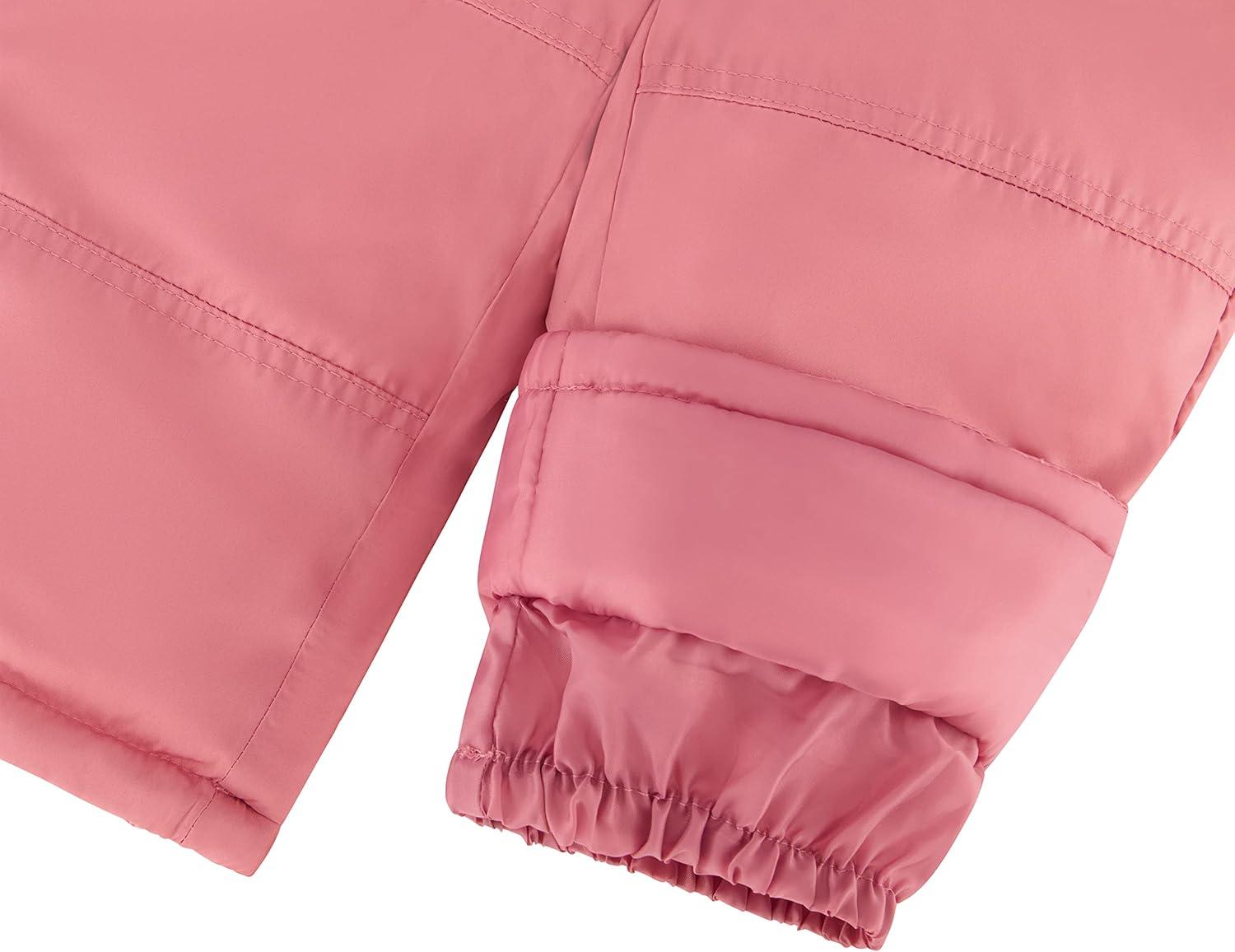 imageOSHKOSH BGOSH Girls Ski Jacket and Snowbib Snowsuit Outfit SetLeopard