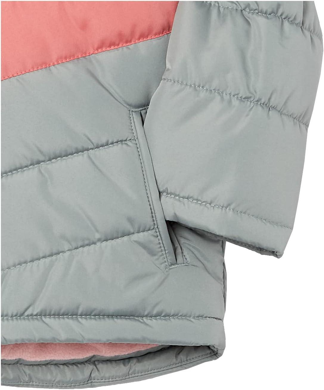 imageOSHKOSH BGOSH Girls Ski Jacket and Snowbib Snowsuit Outfit SetSage Green Rose Pink