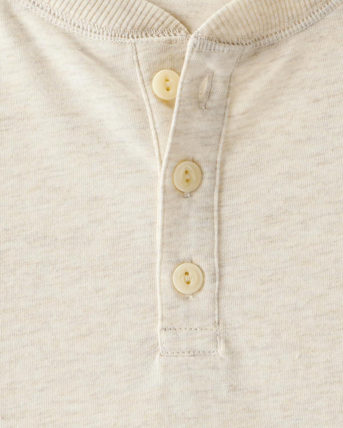 imageOshKosh BGosh Boys Long Sleeve HenleyCream