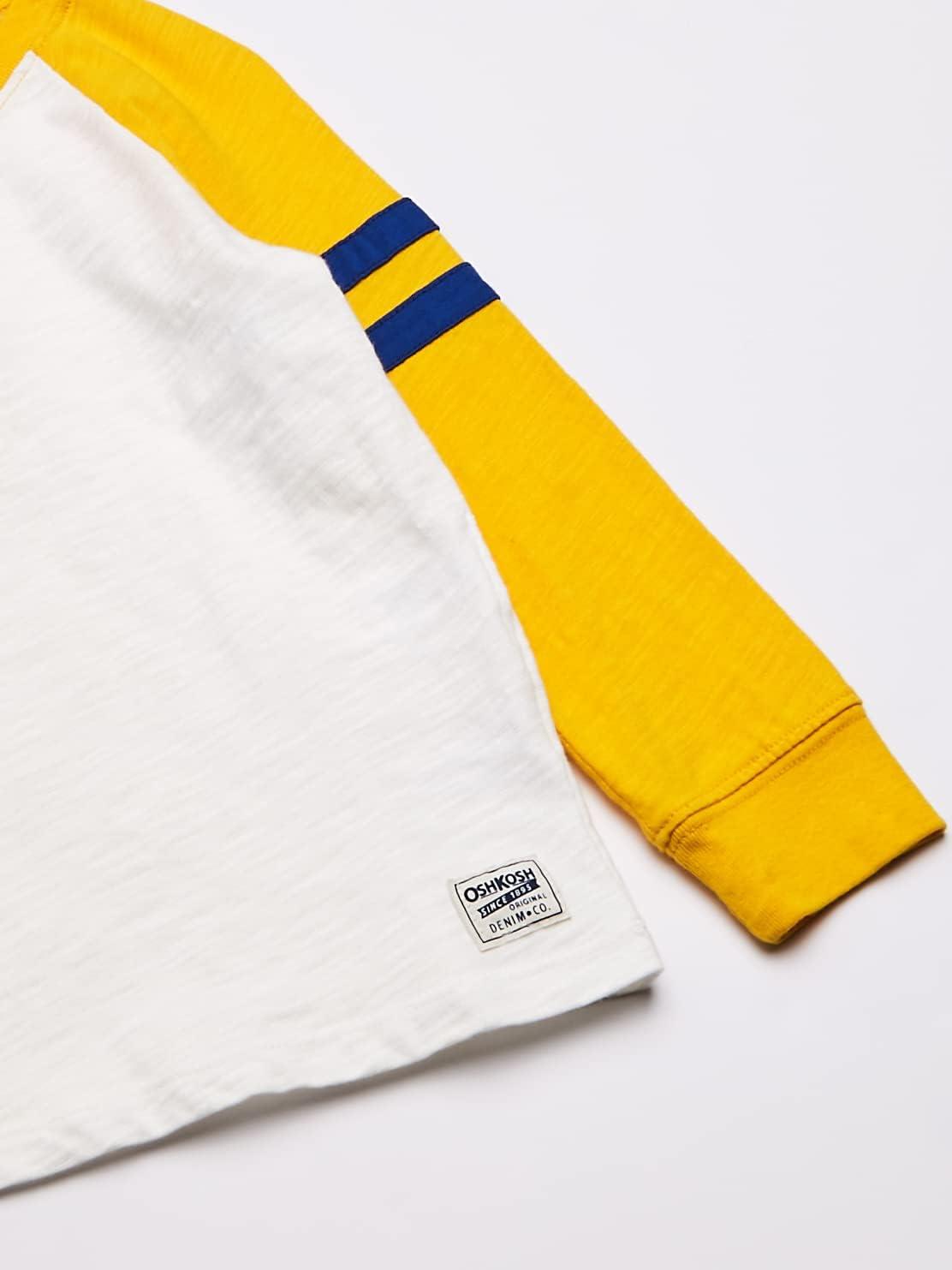 imageOshKosh BGosh Boys Long Sleeve HenleyIvoryCurryup