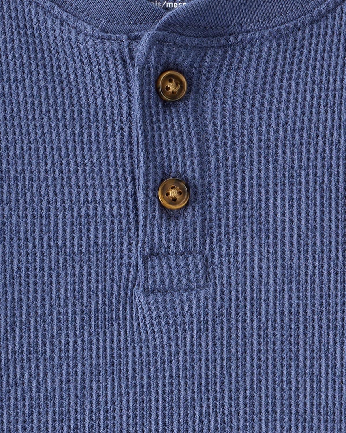 imageOshKosh BGosh Boys Long Sleeve HenleyNavy