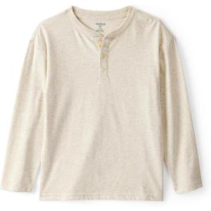 OshKosh B’Gosh Boys Long Sleeve Henley(Cream)