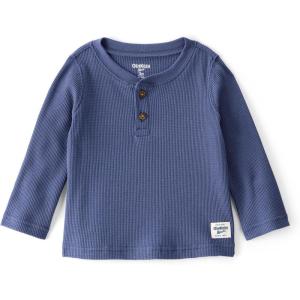 OshKosh B’Gosh Boys Long Sleeve Henley(Navy)