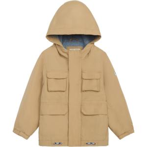 OshKosh B’gosh Baby Boys Midweight Hooded Little Guy Utility Jacket(Tan)