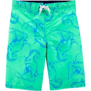 OSHKOSH B’GOSH Boys Swim Trunks(Dino Print)