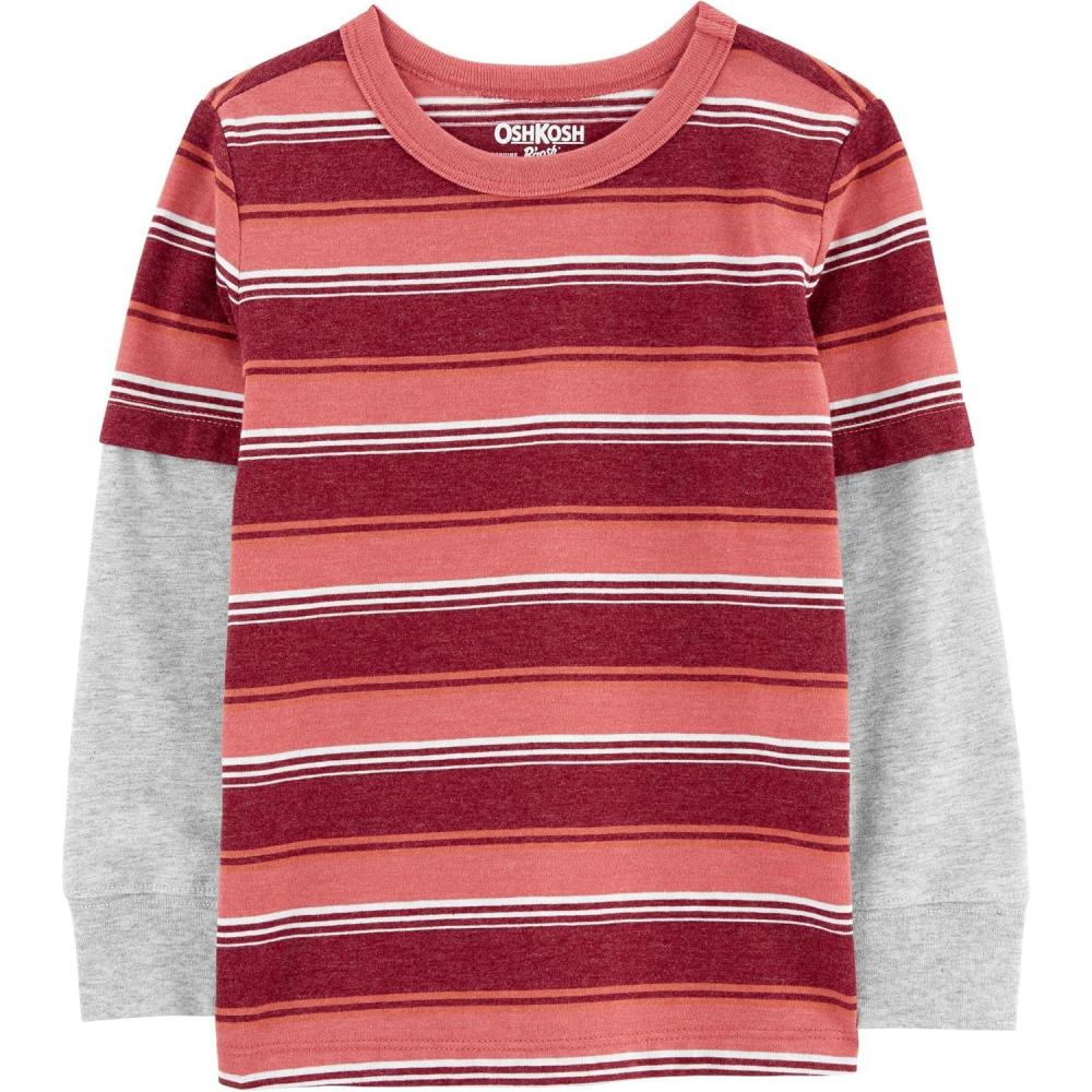 imageOshKosh BGosh Boys Layered TeeRed Stripe