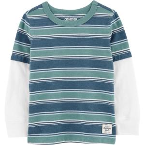 OshKosh B’Gosh Boys Layered Tee(Blue Stripe)