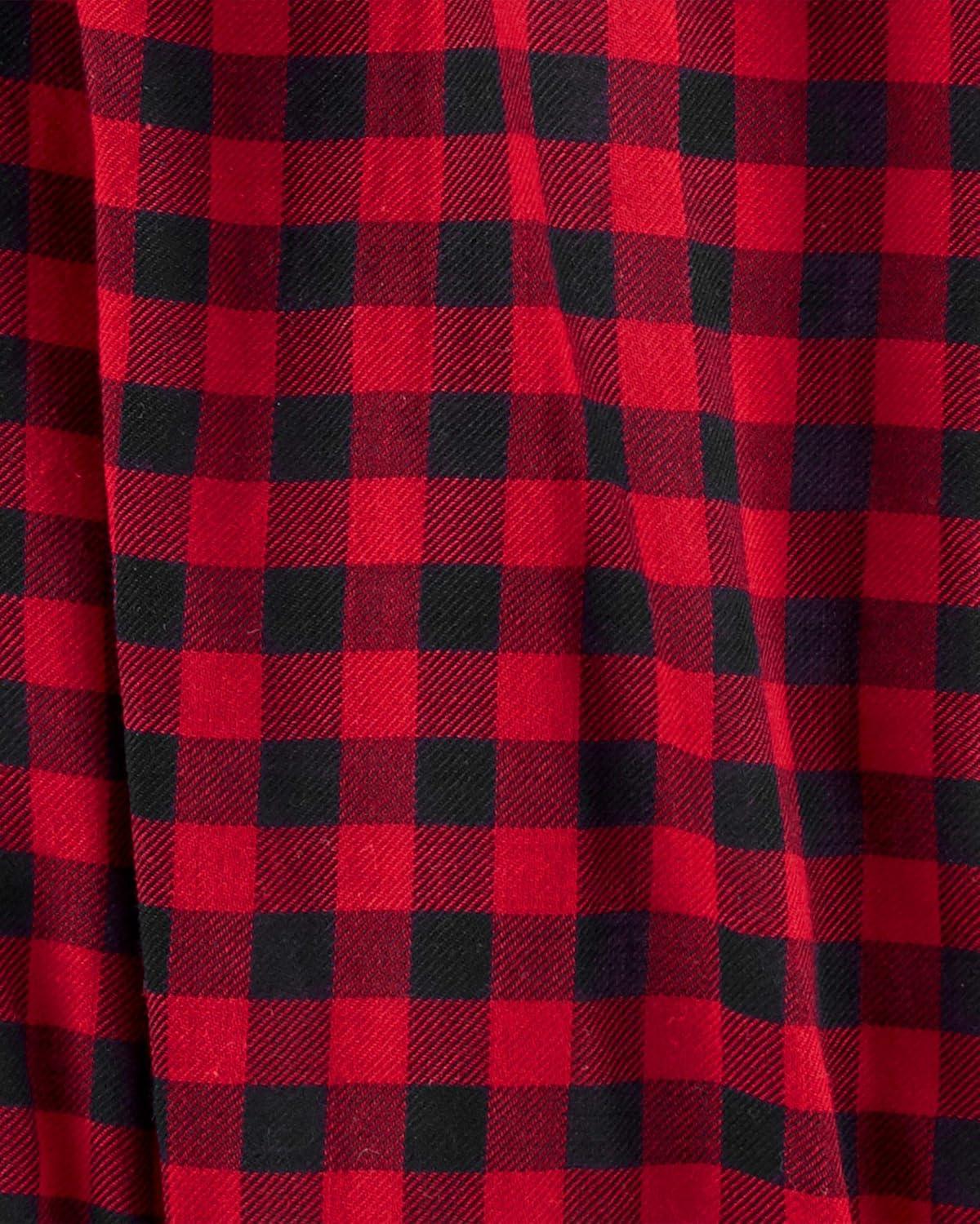 imageOSHKOSH BGOSH babygirls Longsleeve BodysuitRed Plaid