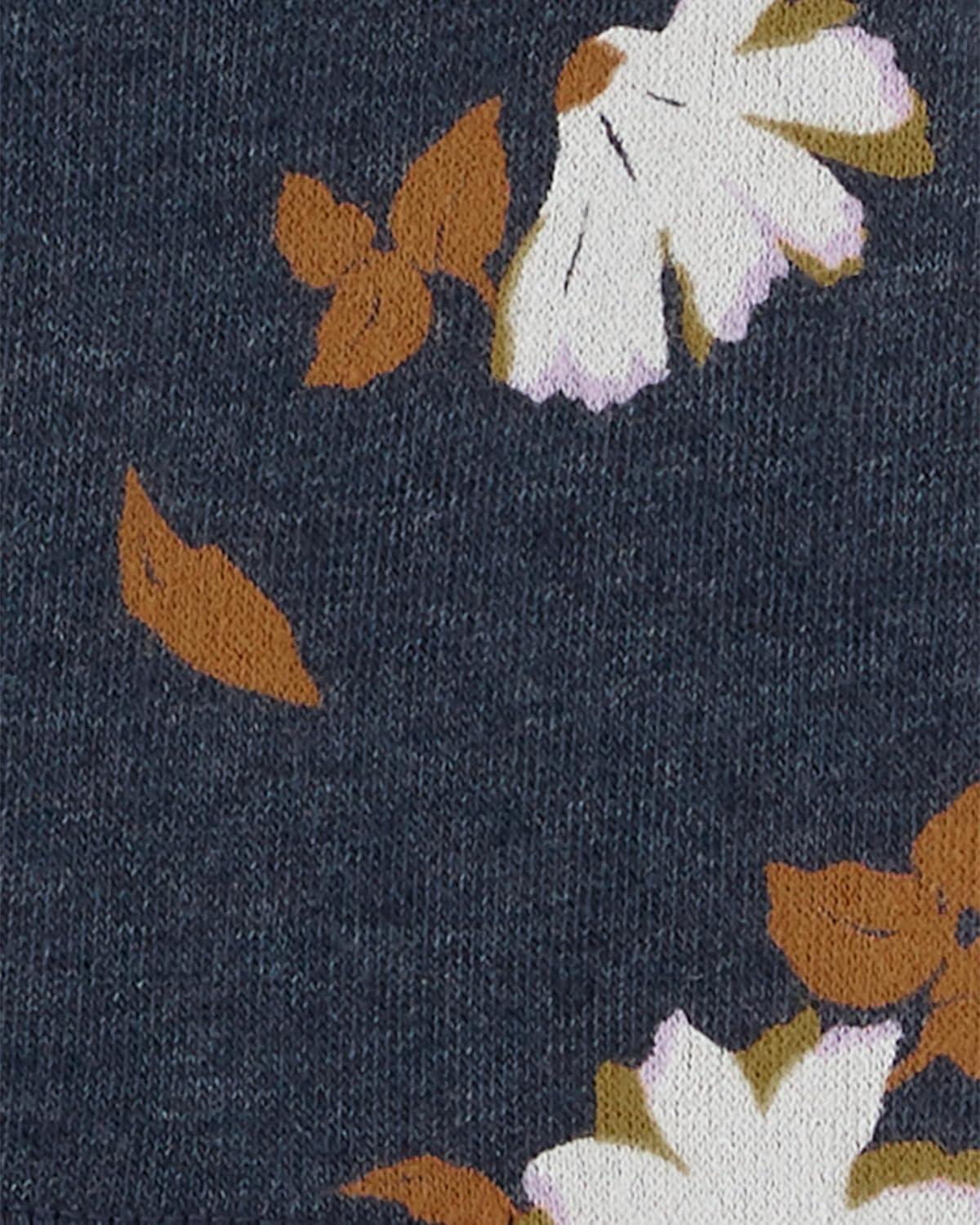 imageOsh Kosh Baby Girls Logo Hoodie Navy Floral 24 Months