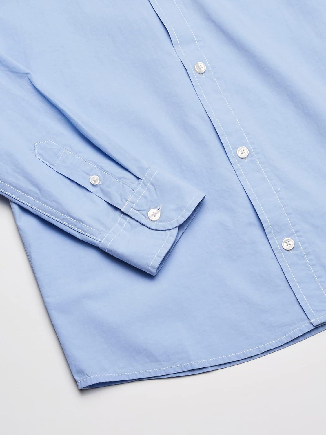 imageOshKosh BGosh Boys Long Sleeve Woven Buttonfront ShirtBlue