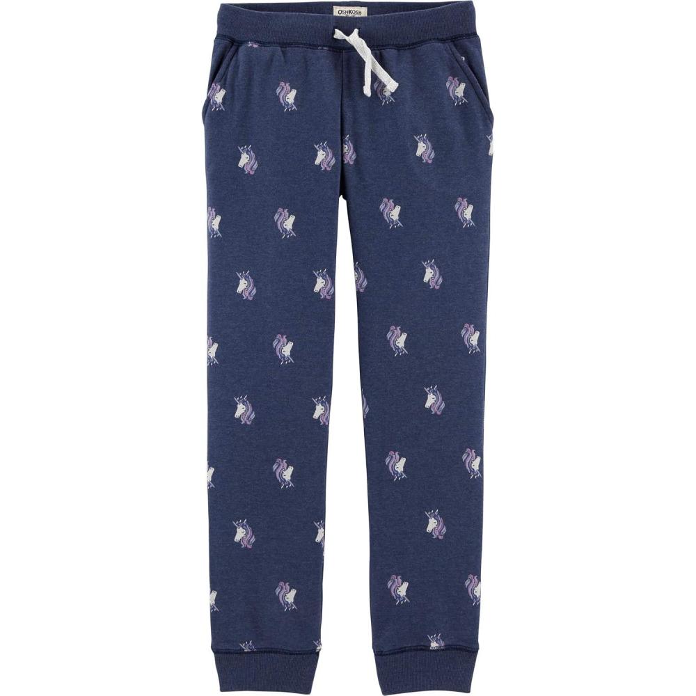imageOshKosh BGosh Girls Logo PantNavy Unicorn