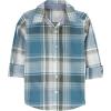 Olive Blue Plaid