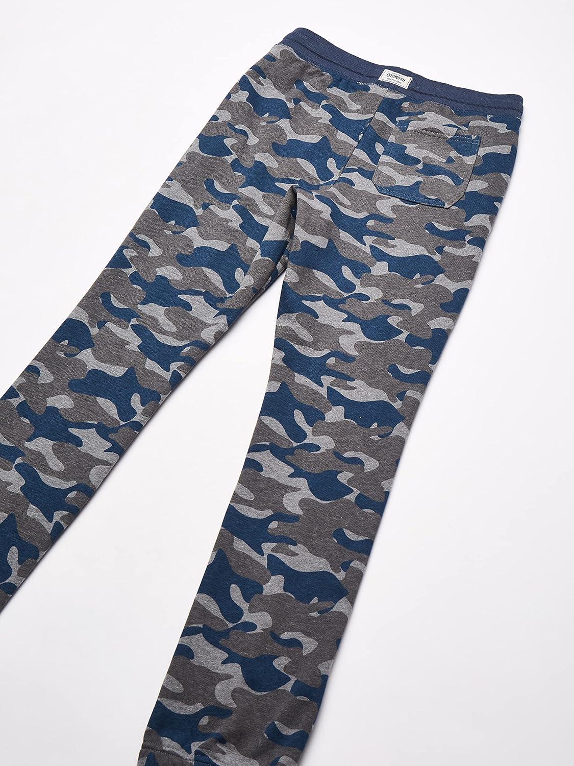 imageOSHKOSH BGOSH Boys Fleece JoggersHeather Camo