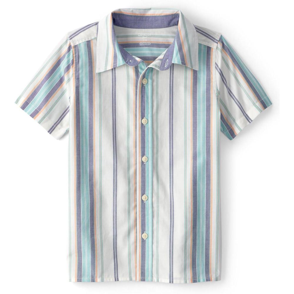 imageOshKosh BGosh Boys Short Sleeve Woven Buttonfront ShirtMulti