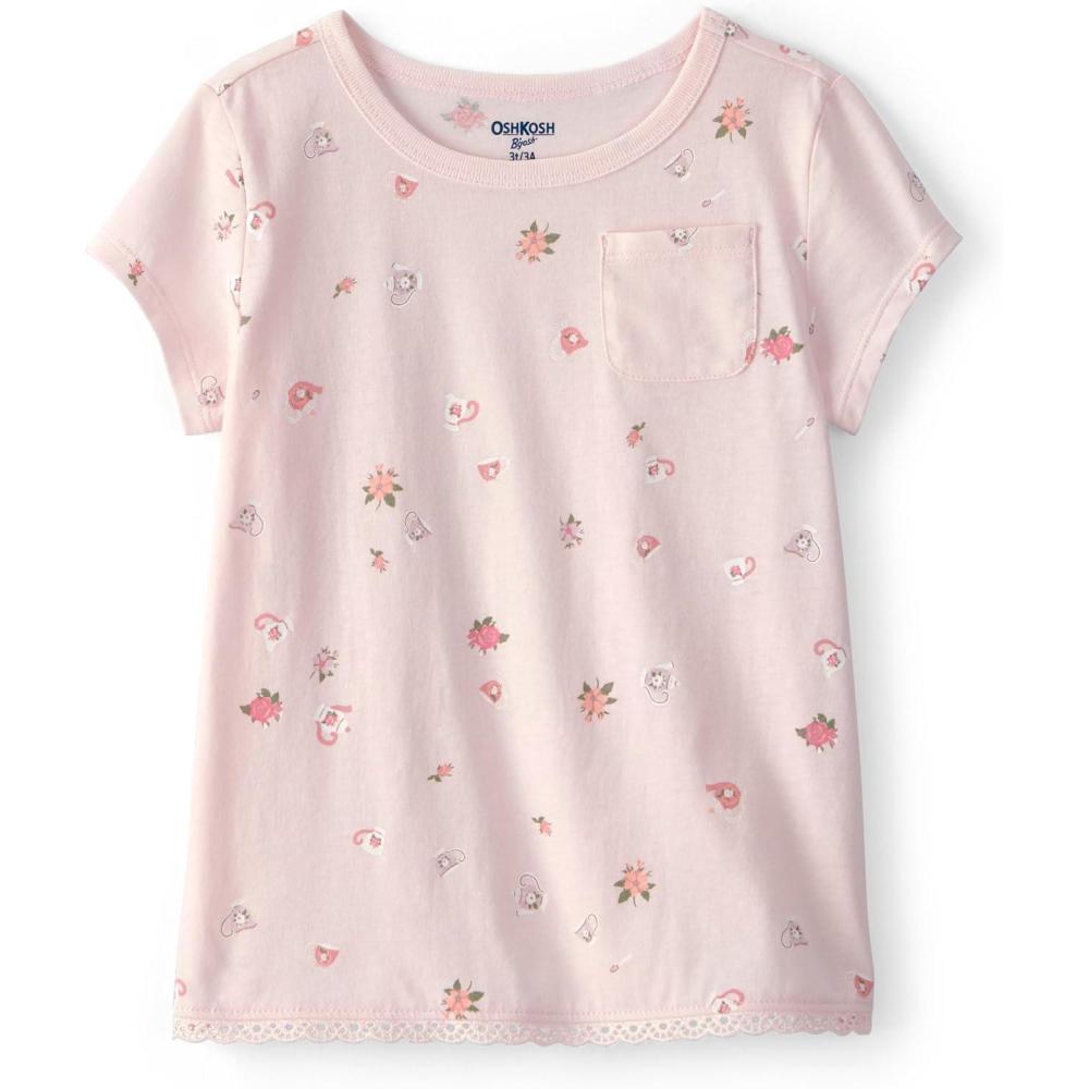 imageOshKosh BGosh Girls Fashion TopLight Pink Floral