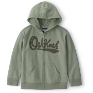 OSHKOSH B’GOSH boys Logo Hoodie(Green)