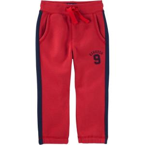 OshKosh B’Gosh Boys’ Logo Fleece Sweatpants(Red)