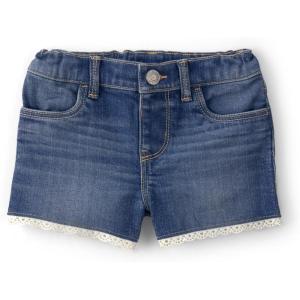 OshKosh B’Gosh Girls Denim Shorts(Medium Denim Eyelet)