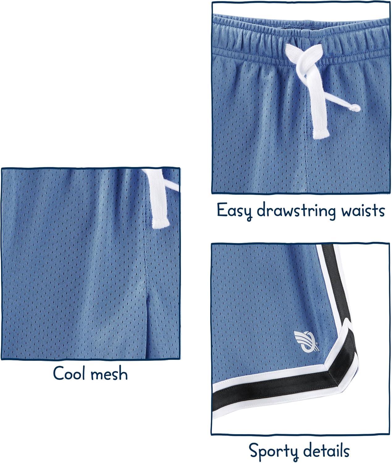 imageOshKosh BGosh Boys Mesh ShortsWolf Grey
