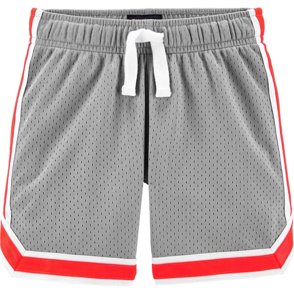 imageOshKosh BGosh Boys Mesh ShortsWolf GreyBlaze Neon