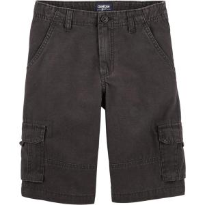 OSHKOSH B’GOSH Boys’ Cargo Shorts(Black)