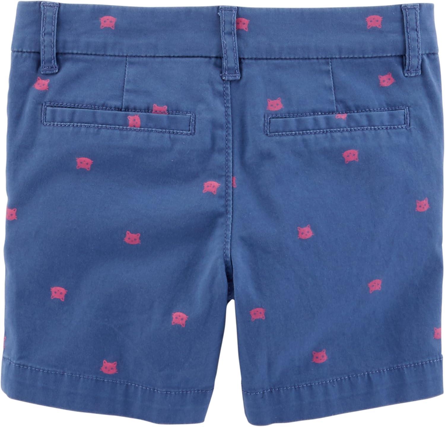 imageOSHKOSH BGOSH Girls Skimmer ShortNavy Schiffli