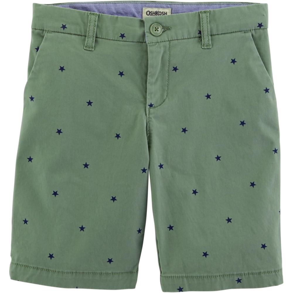 imageOSHKOSH BGOSH Girls Skimmer ShortGreen Schiffli
