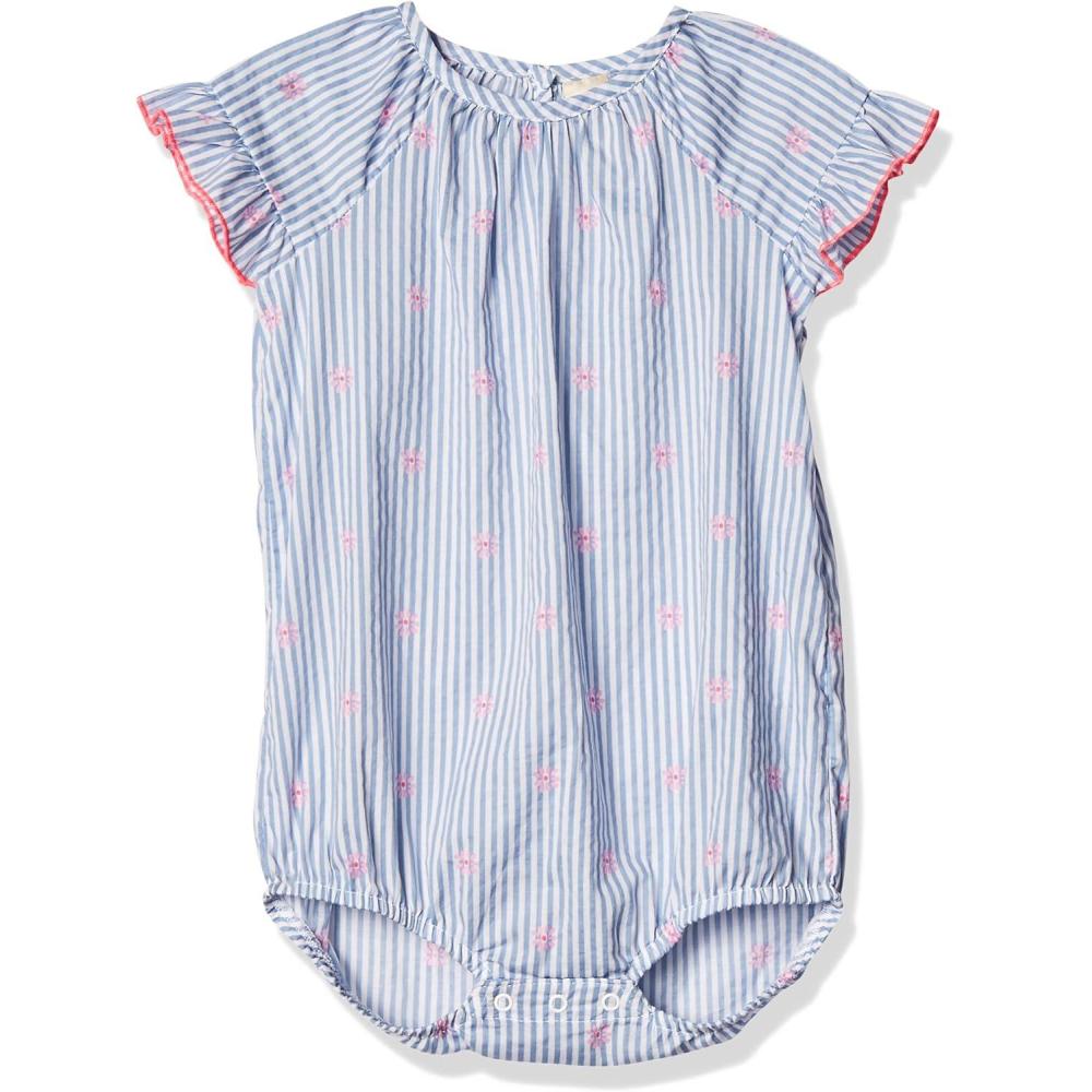 imageOSHKOSH BGOSH babygirls Shortsleeve BodysuitPinstripe