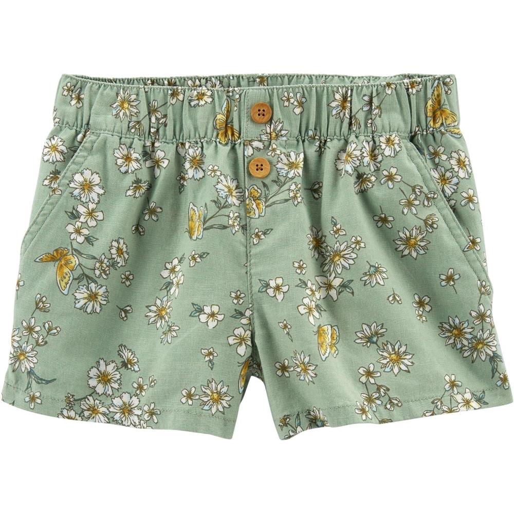 imageOshKosh BGosh Girls Pullon ShortsSage Butterflies