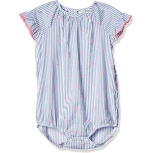 OSHKOSH B’GOSH baby-girls Short-sleeve Bodysuit(Pinstripe)