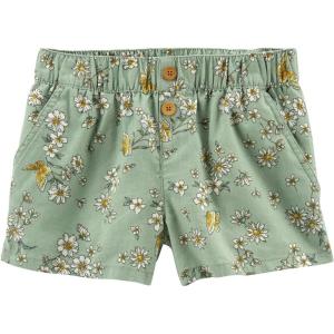 OshKosh B’Gosh Girls Pull-on Shorts(Sage Butterflies)