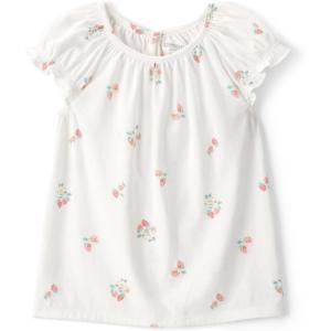 OSHKOSH B’GOSH Baby-Girls Fashion Top(White/Pink Floral)