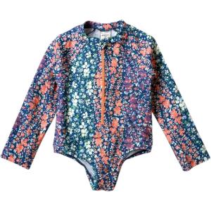 OSHKOSH B’GOSH Toddlers and Baby Girls’ One Piece Swimsuit Rashguard(Multi)