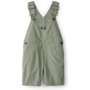 OshKosh B’gosh Boy World’s Best Overalls, Olive, 2T