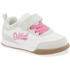 OSHKOSH B’GOSH Unisex-Child Cecio-g Sneaker(White/Tan)