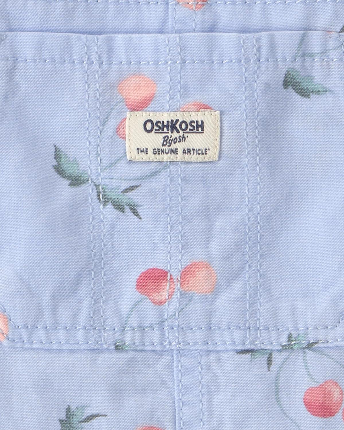 imageOshkosh Girls Worlds Best OverallsBlue Shortall