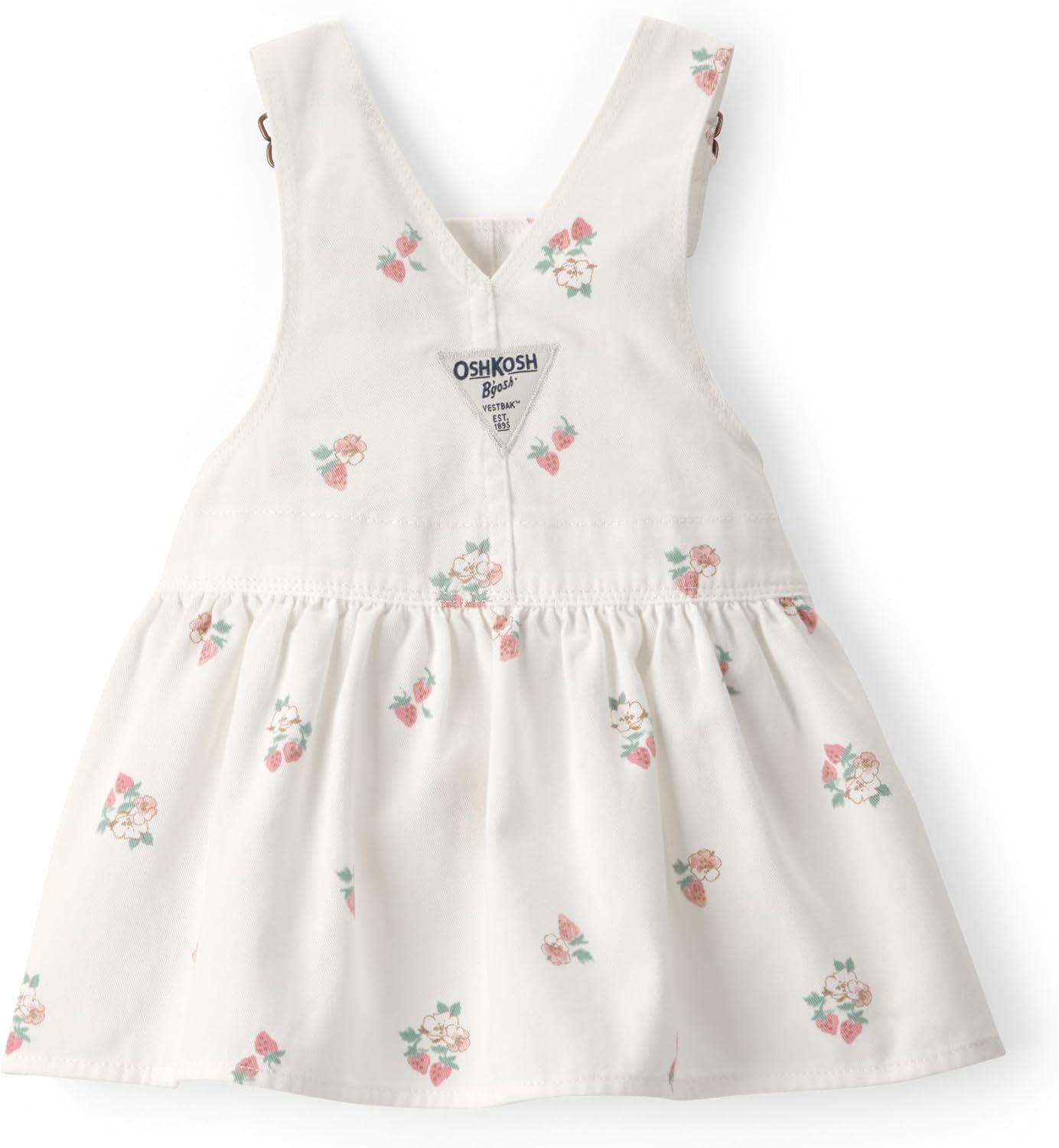 imageOshkosh Girls Worlds Best OverallsWhite Skirtall