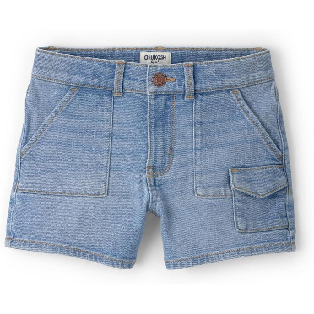 imageOshKosh BGosh Girls Denim ShortsLight Wash Blue Denim