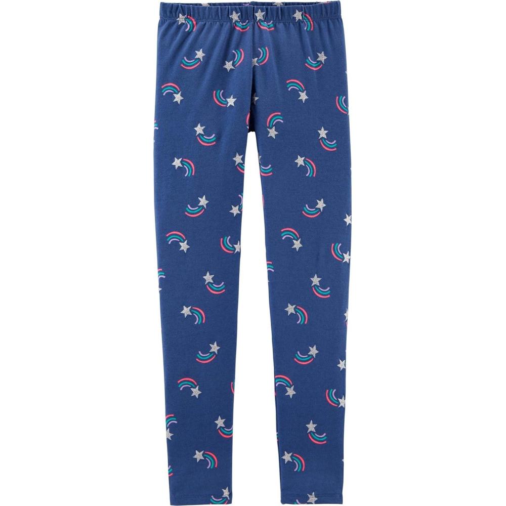 imageOshKosh BGosh Girls Full Length LeggingsNavy Rainbow