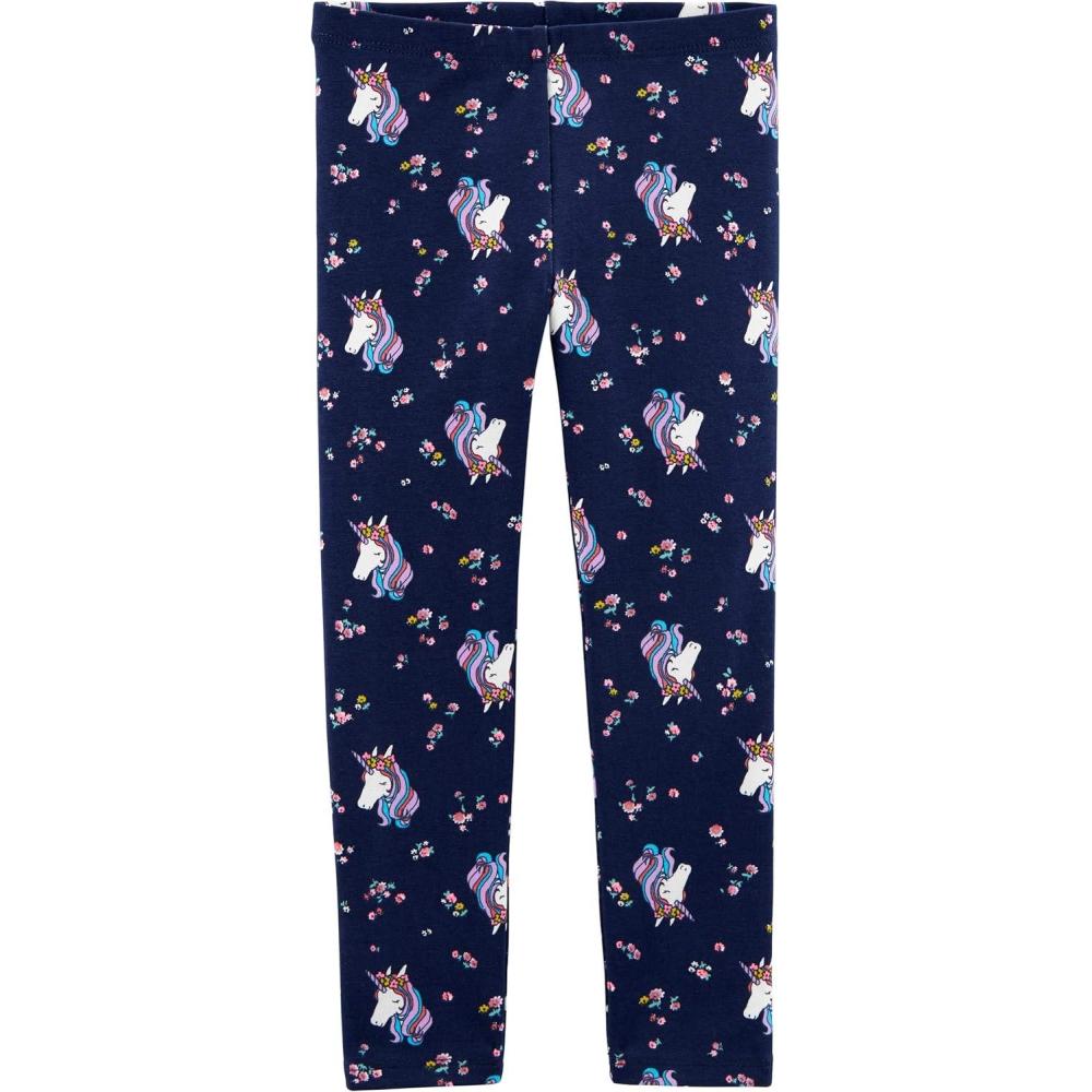 imageOshKosh BGosh Girls Full Length LeggingsNavy Unicorn
