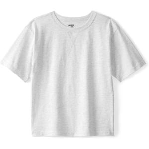 OshKosh B’Gosh Boys Short Sleeve Knit Tee(Heathered Grey)