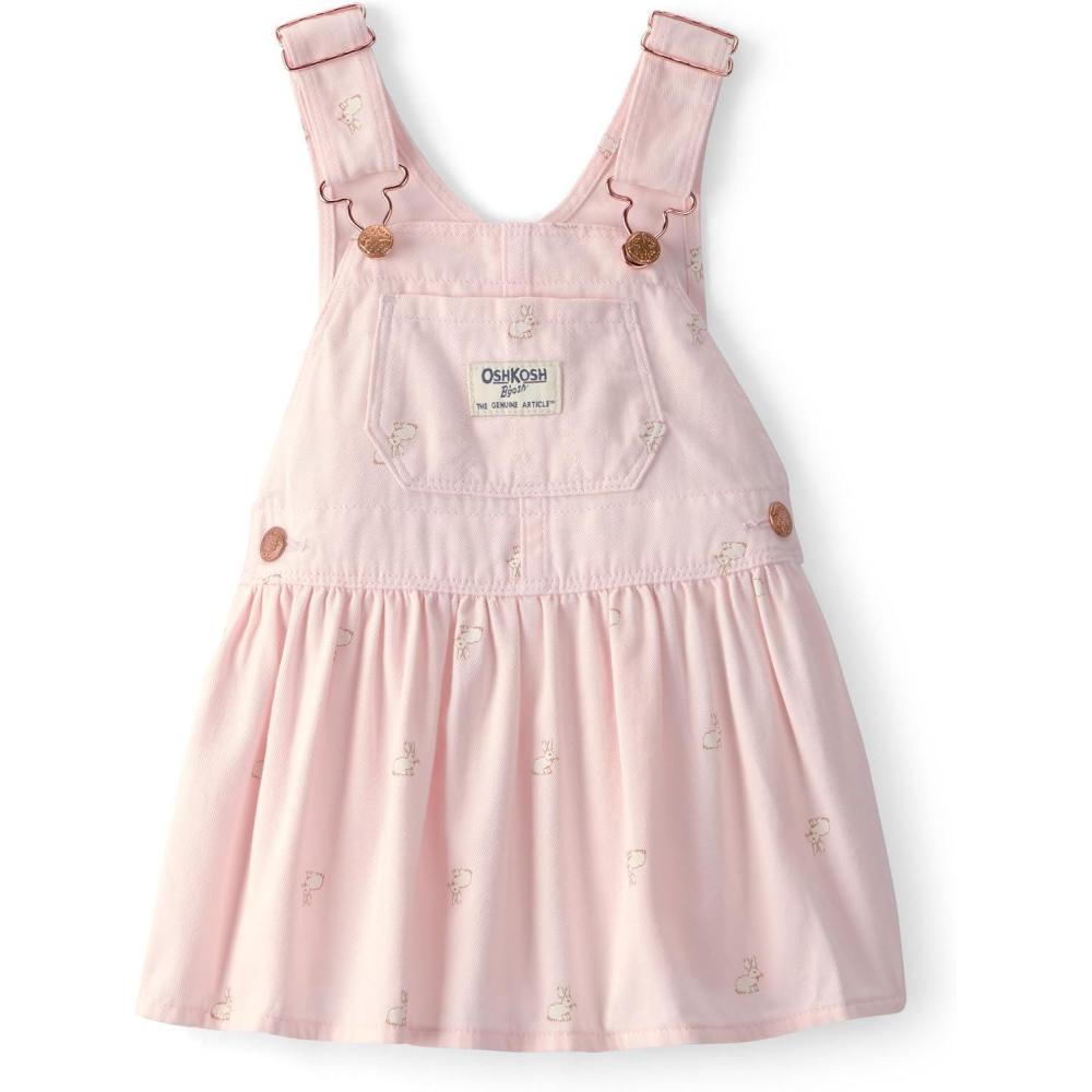 imageOshKosh Bgosh Girl Worlds Best Overalls Pink 18M