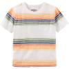 Ivory/Orange Stripe