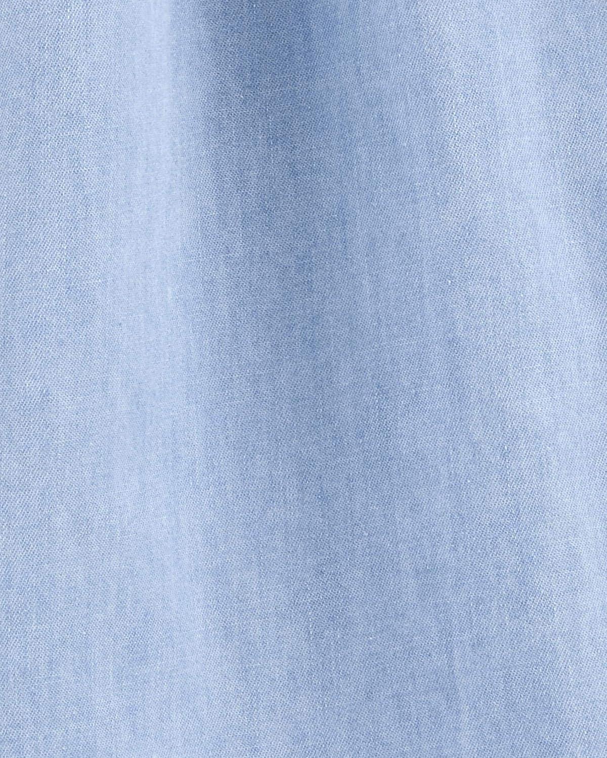 imageOshKosh BGosh Girls Woven TopIris Blue Wash