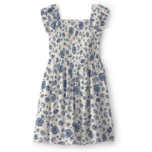 OshKosh B’Gosh Girls Dress(White/Blue Paisley)
