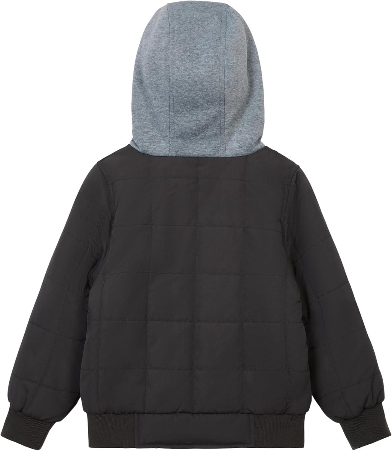 imageOSHKOSH BGOSH babyboys Hooded Midweight JacketGrey