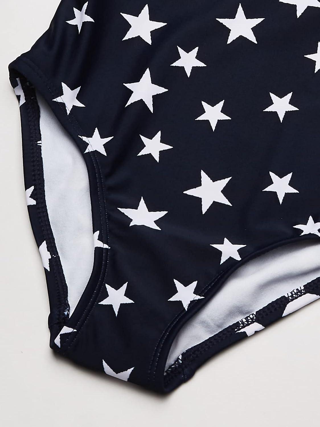 imageOshKosh BGosh Girls OnePiece SwimsuitAmerican Flag
