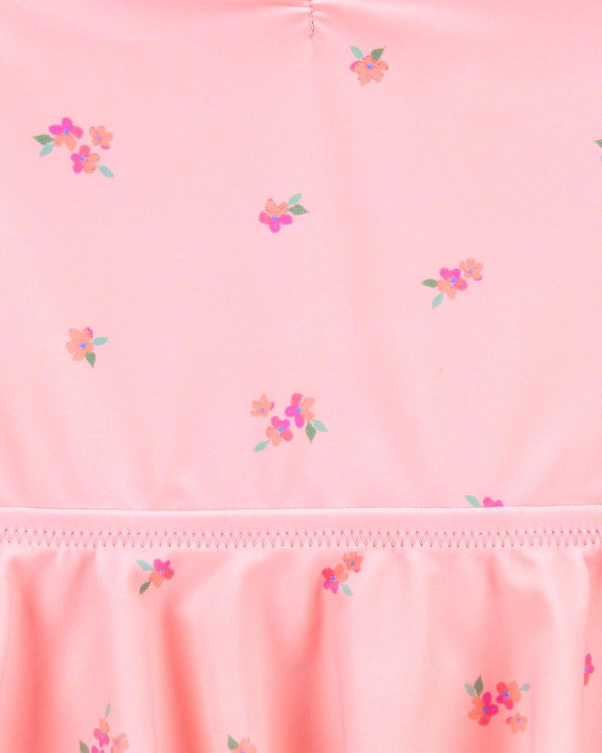 imageOshKosh BGosh Girls OnePiece SwimsuitPink Floral Print