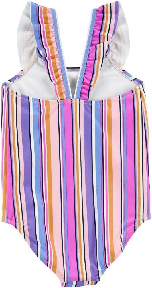 imageOshKosh BGosh Girls OnePiece SwimsuitPink Stripe