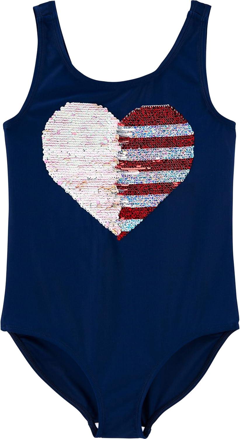imageOshKosh BGosh Girls OnePiece SwimsuitStarry Night